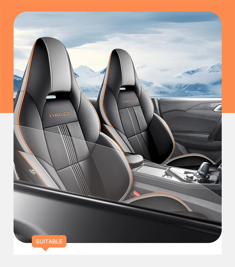 Custom Fit Leather Car Seat Covers for Lynk & Co 03 (2023–2024)