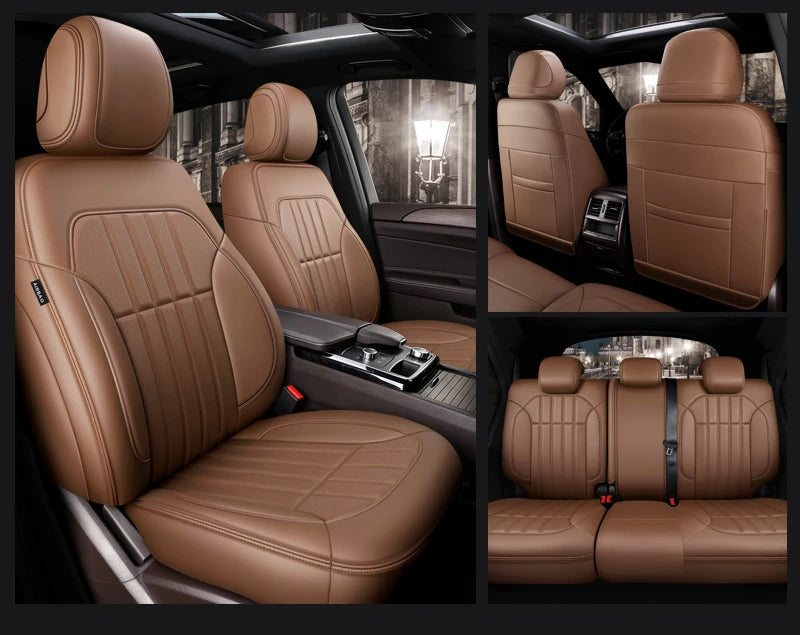 Custom Fit Leather Car Seat Covers for Mercedes-Benz W214