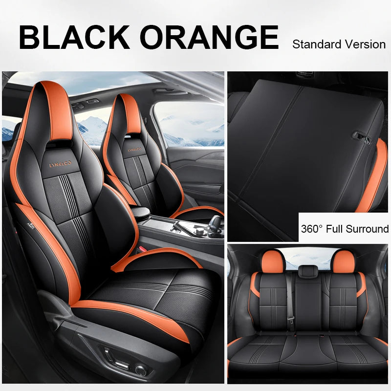 Custom Fit Leather Car Seat Covers for Lynk & Co 01 EV (2021–2024)