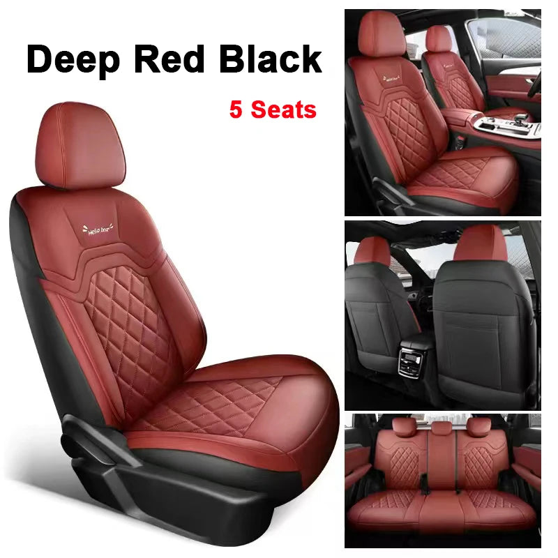 Custom Fit Leather Car Seat Covers for Jetour X90 Plus