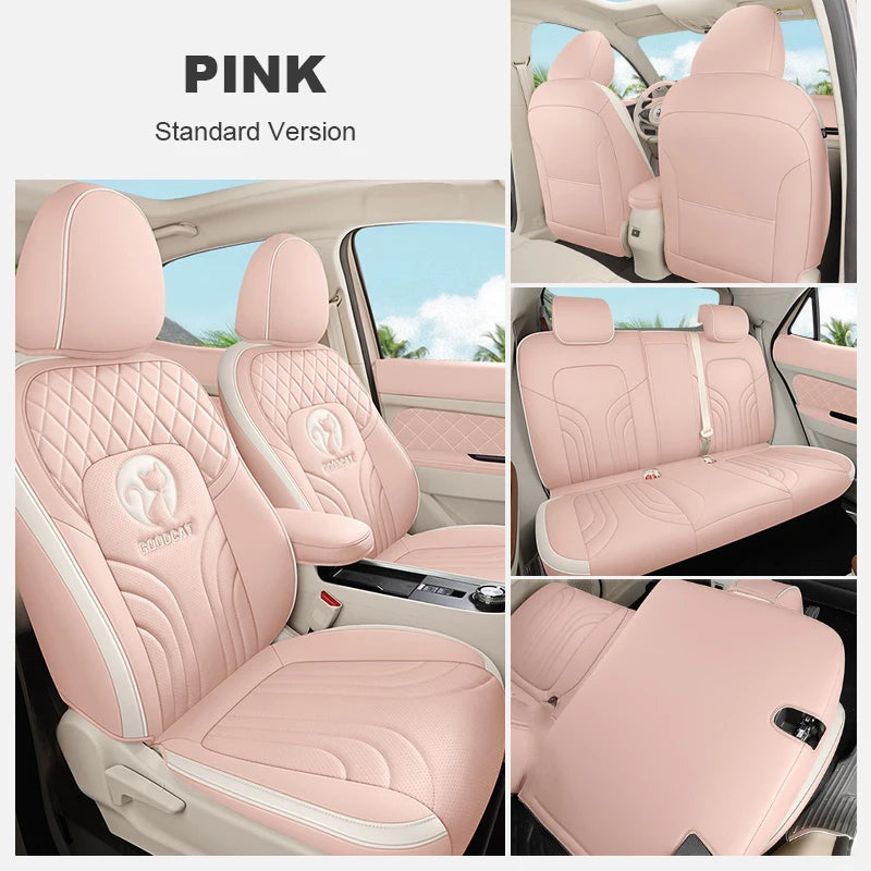 Custom Fit Leather Car Seat Covers for GWM Ora 03