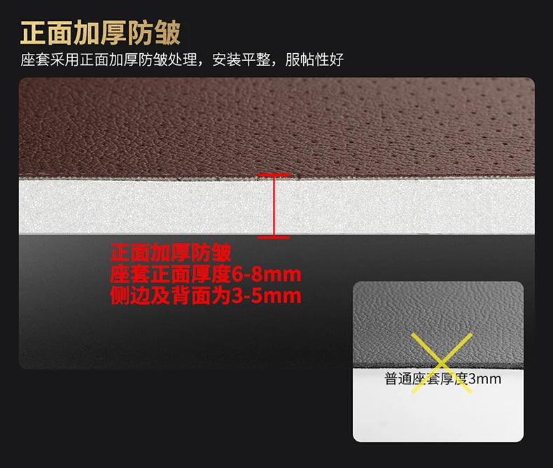 Custom Fit Leather Car Seat Covers for Mercedes-Benz C-Class W204