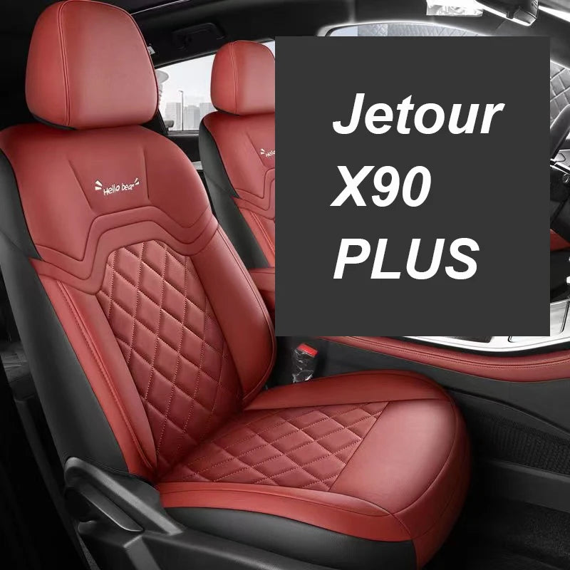 Custom Fit Leather Car Seat Covers for Jetour X90 Plus