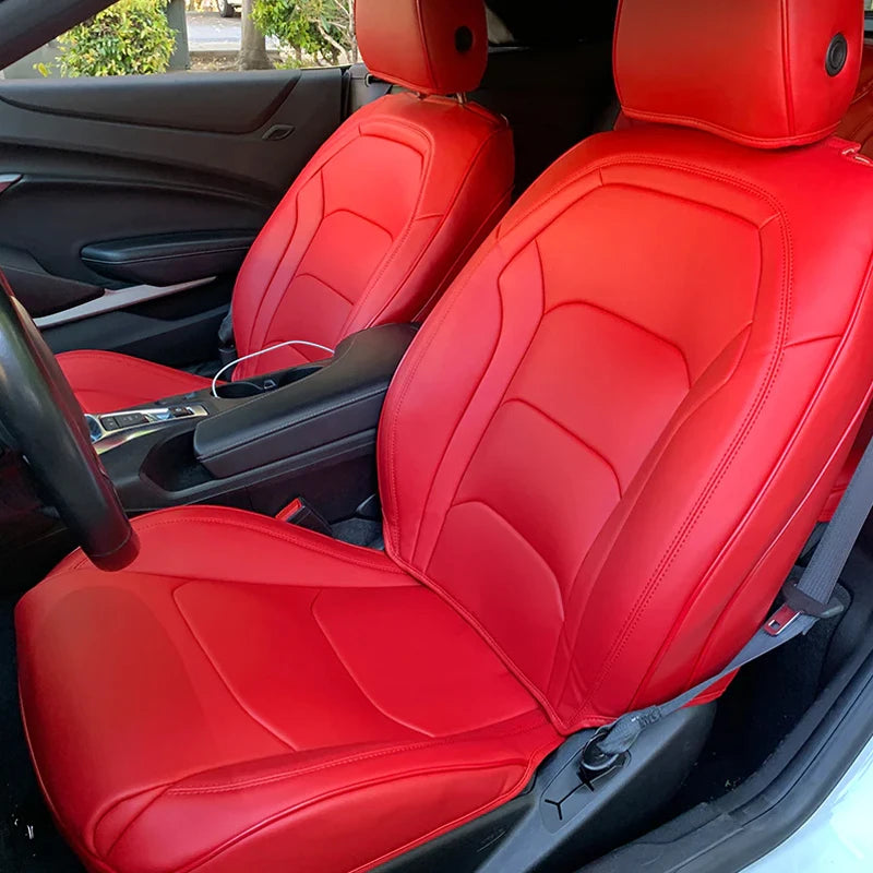 Custom Fit Leather Seat Covers for Chevrolet Camaro