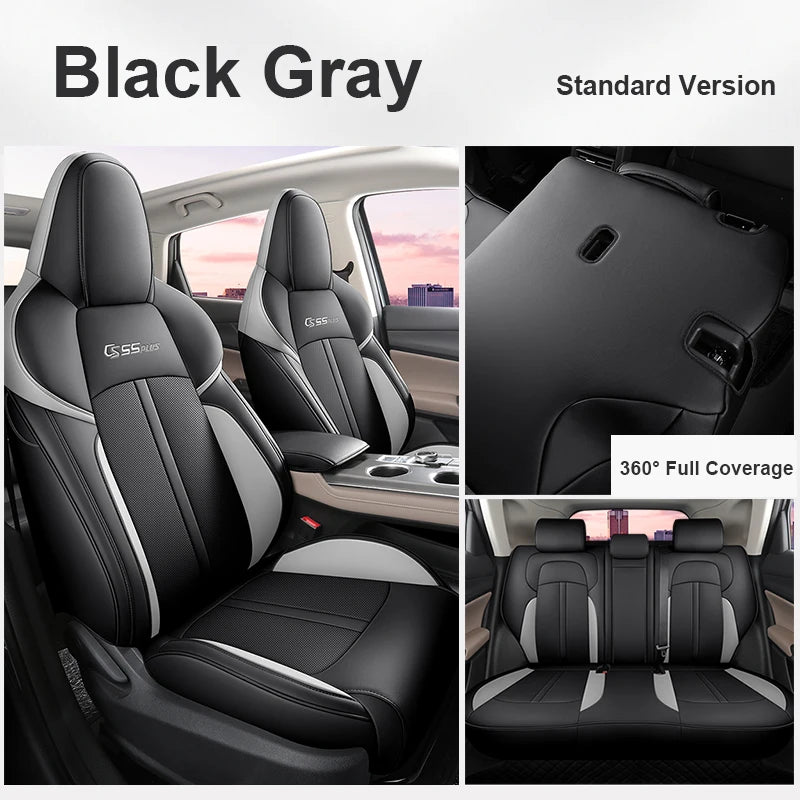 Custom Fit Leather Car Seat Covers for Changan CS55 Plus
