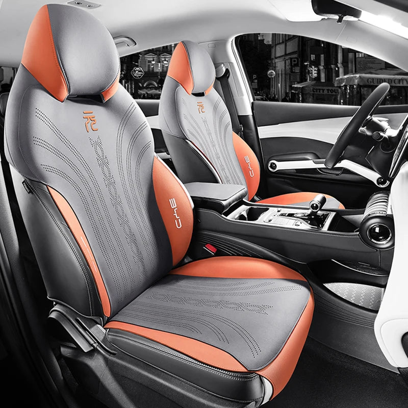 Custom Half-Cover Suede Leather Seat Cushion Pads for BYD Atto 3 / Yuan Plus