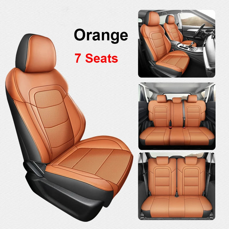 Custom Fit Leather Car Seat Covers for Jetour X70 / X70 PLUS