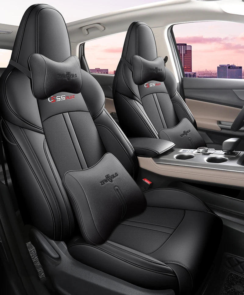 Custom Fit Leather Car Seat Covers for FAW Bestune T77 Pro (2019–2023)