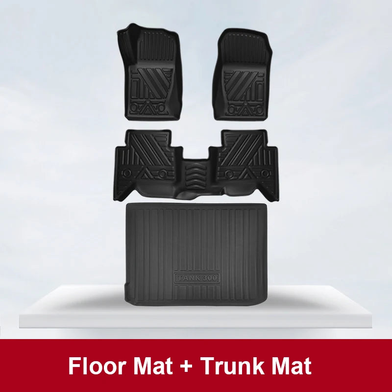 Custom Fit TPE Floor Mats for Tank 300 (2021–2023)
