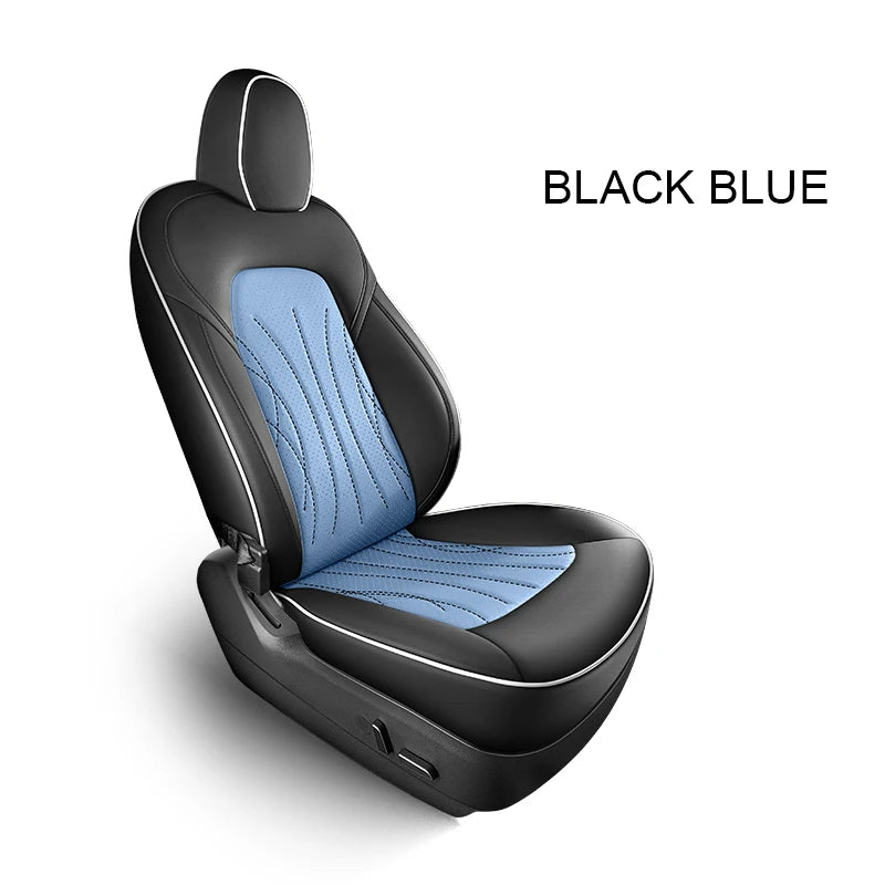 Custom Ventilated Cooling Seat Cushion with 10 Fans for Tesla Model Y - Full Surround