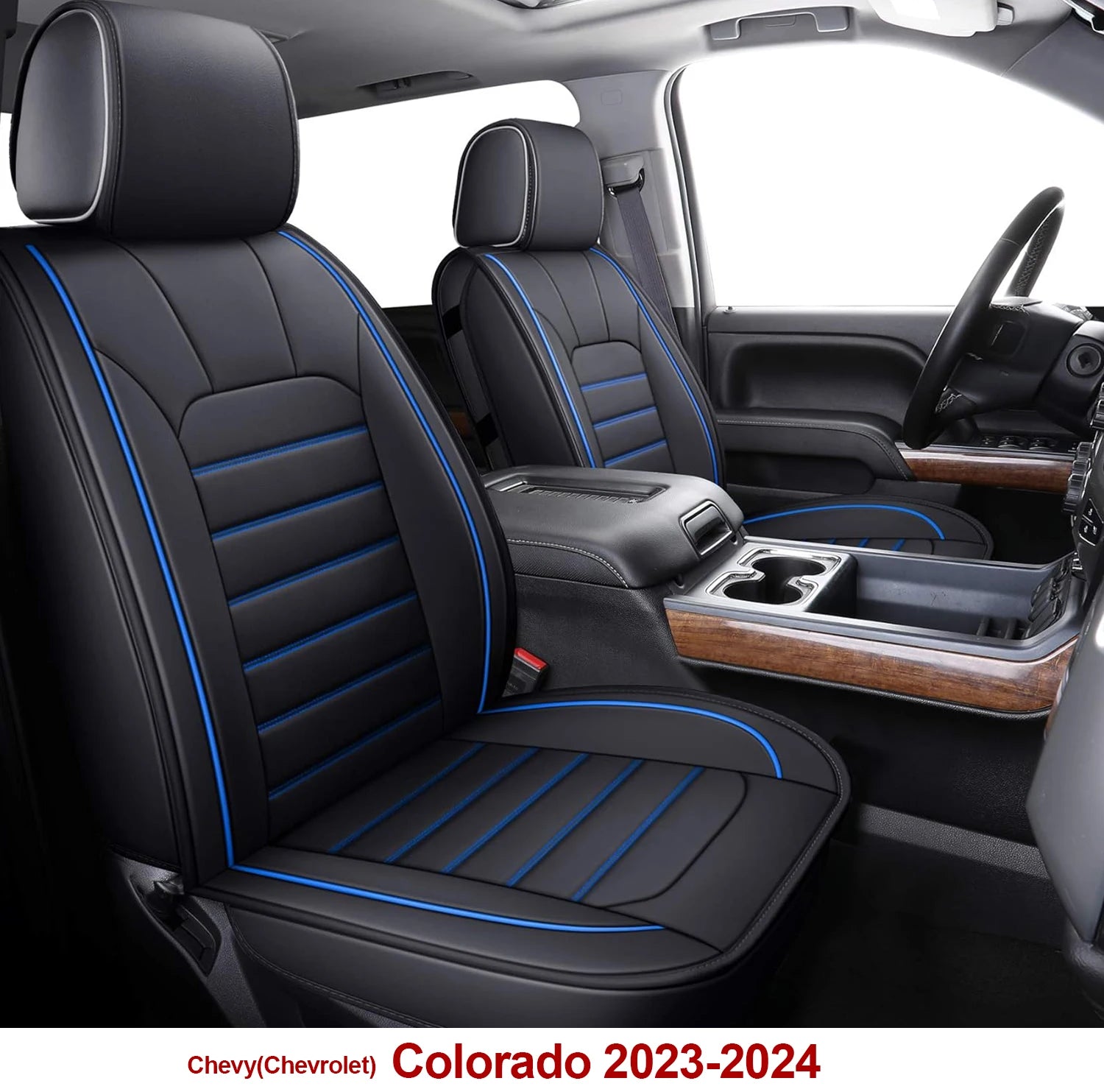 Custom Fit Leather Car Seat Covers for Chevrolet Colorado (2015–2024)