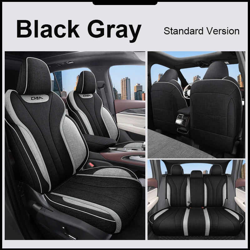 Custom Flax Car Seat Covers for Geely Xingyue L