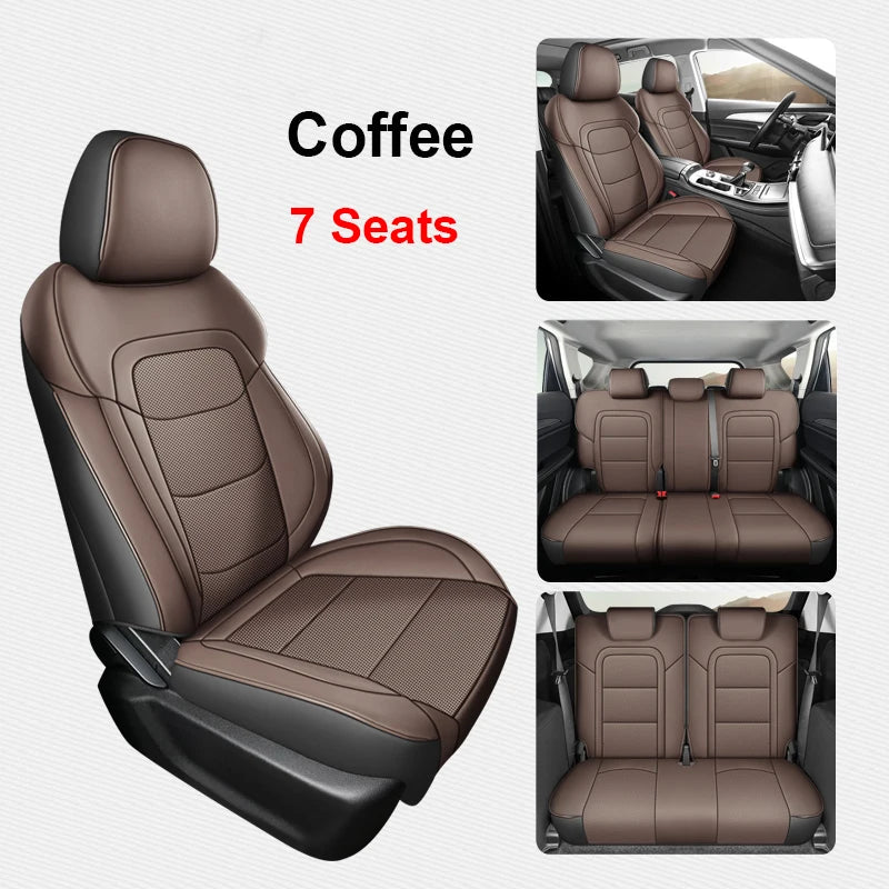 Custom Fit Leather Car Seat Covers for Jetour X70 / X70 PLUS
