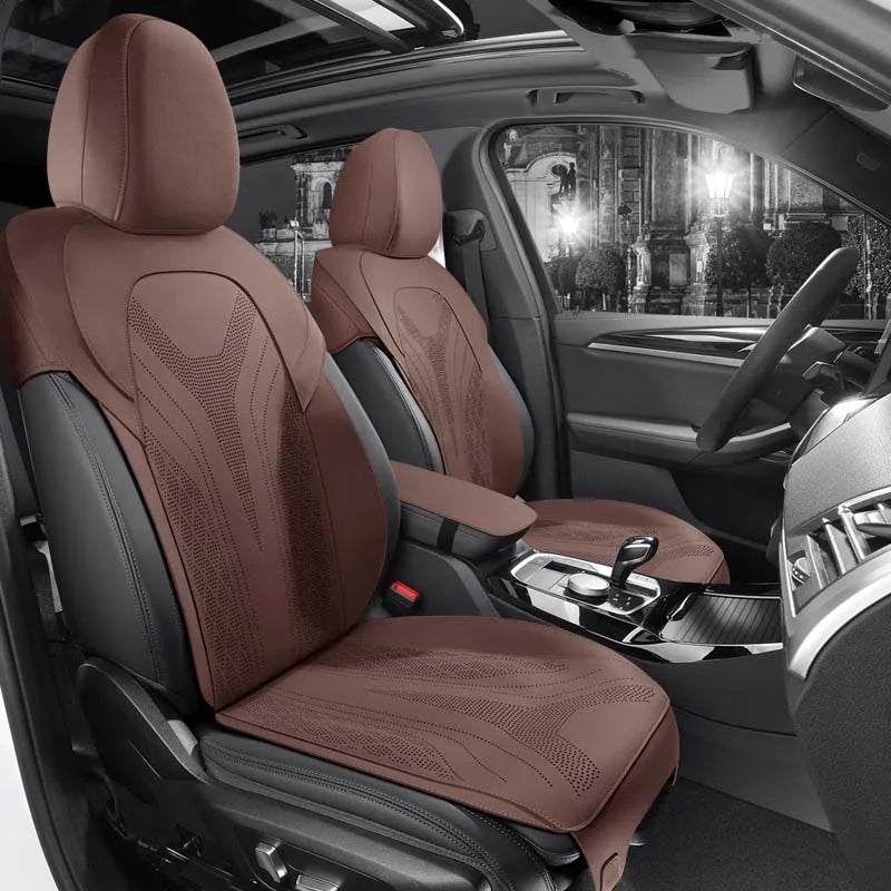 Custom Half-Cover Suede Seat Cushion Pads for BMW X3