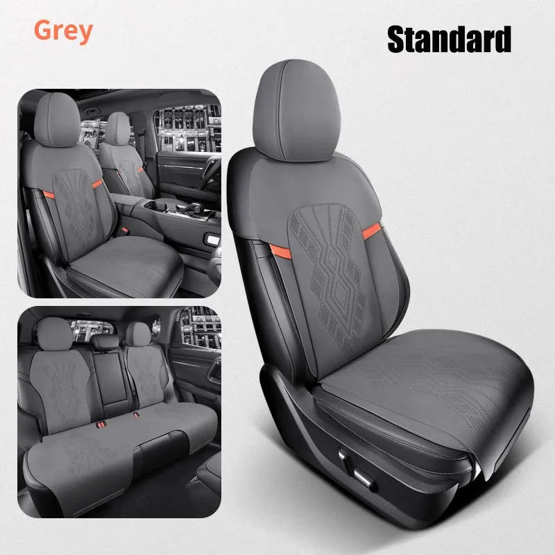 Custom Fit Half-Cover Suede Car Seat Covers for Haval Dargo