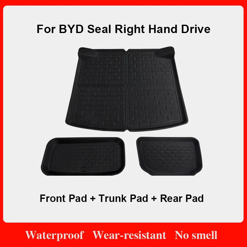 Custom XPE Floor Mats for BYD Seal (2023–2024, Right-Hand Drive)
