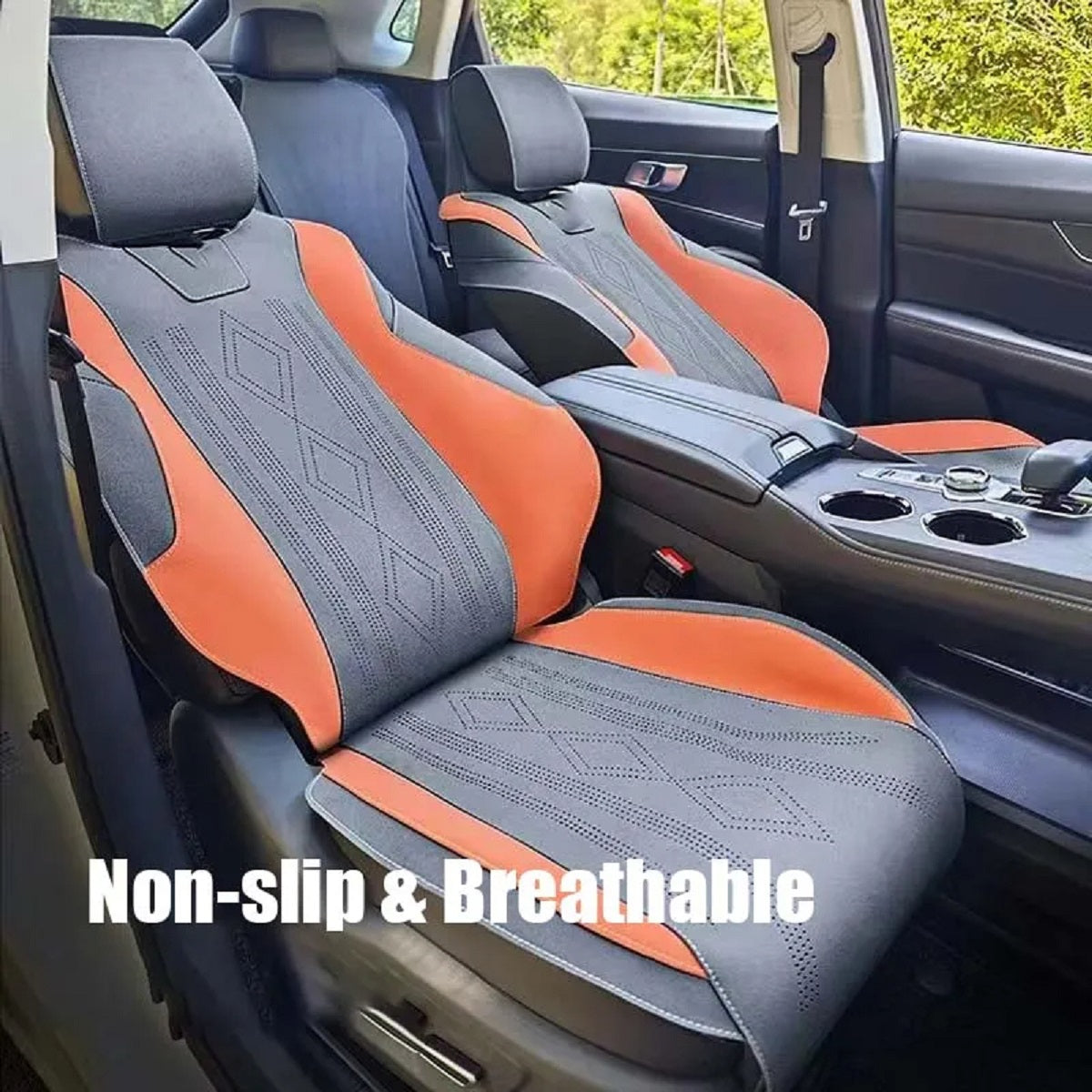 Custom Fit Half-Cover Suede Car Seat Covers for Changan UNI‑K